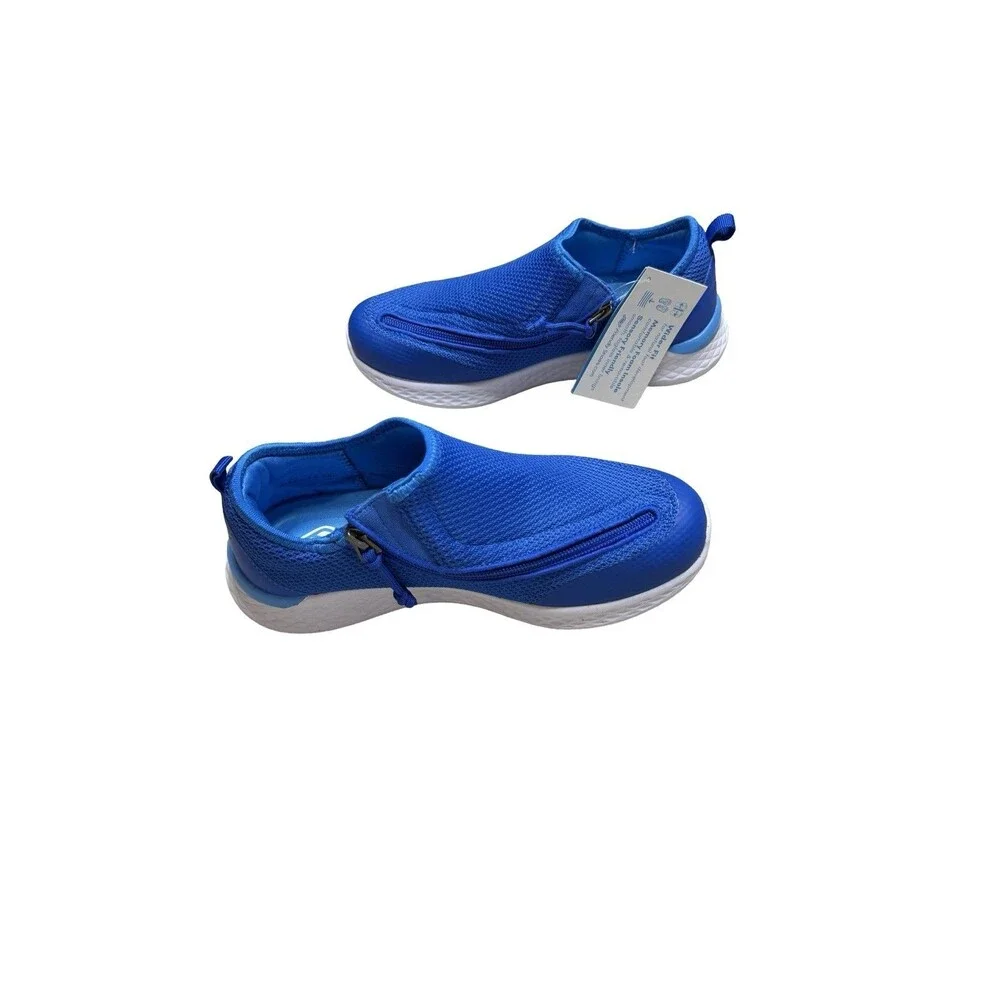 Friendly Shoes Adaptive Kids shoes The Force Zipper Blue Big Kid size 5 NEW